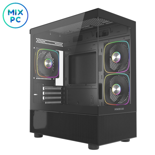 Корпус Powercase Vision Micro M2 ARGB Black