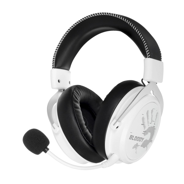 Игровые беспроводные наушники A4Tech Bloody MR590 Sports White