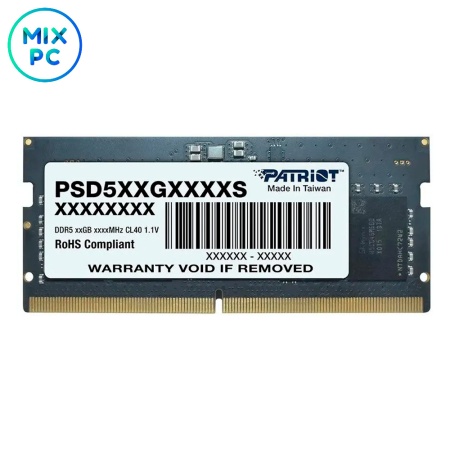 Модуль памяти DDR5 SO-DIMM 16GB 4800MHz Patriot PSD516G480081S