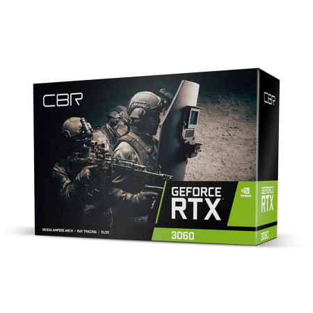 Видеокарта RTX3060 12GB CBR Terminator T1 VGA-MSRTX3060-12G-RTL