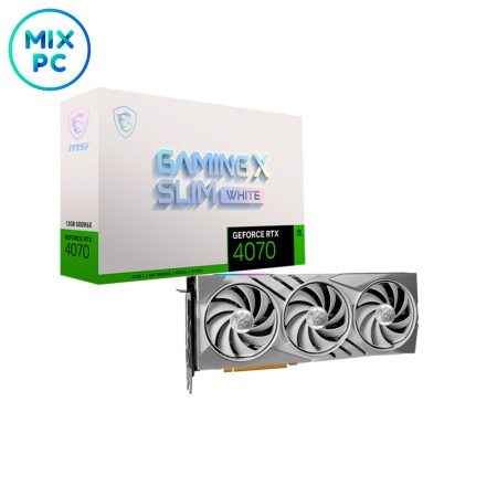 Видеокарта RTX4070 12GB MSI GAMING X SLIM WHITE