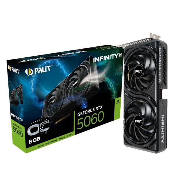 Видеокарта RTX 5060 8GB Palit INFINITY 2 OC NE75060V19P1-GB2063L