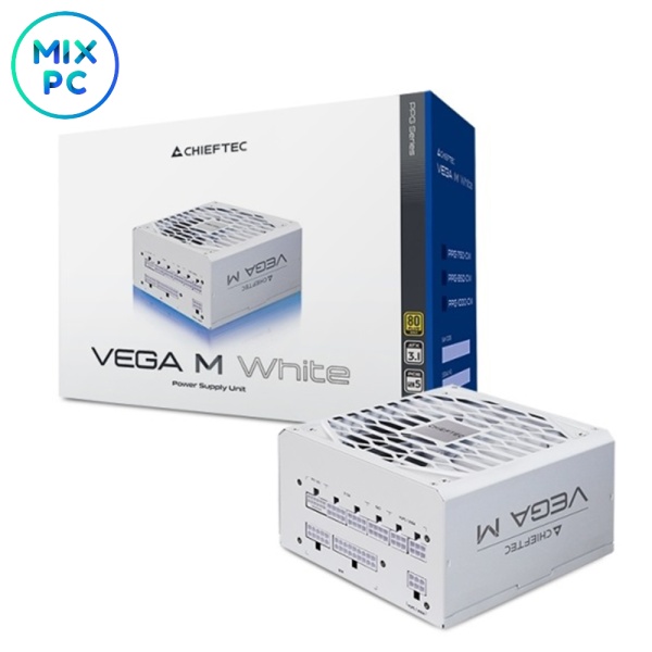 Блок питания 1000W Chieftec Vega M White 80+ Gold